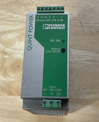 Phoenix Contact 2938578 Quint-PS-100-240AC-24DC/2.5 Power Supply 
