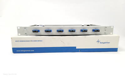 Telegärtne  FO 19'' Patch Panel Basis eco 1HU 6x SC Duplex incl Pigtails E9/125