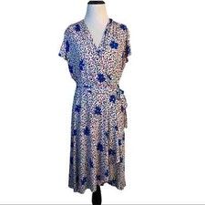 Vicky Tiel Jersey Wrap Dress Size: M