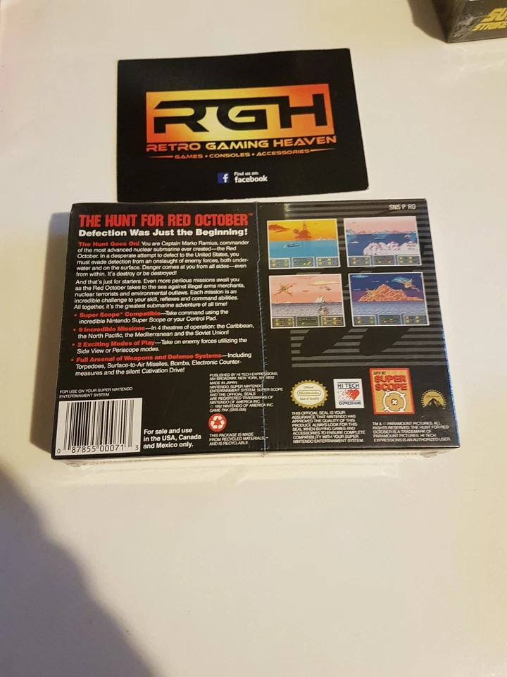 THE HUNT FOR RED OCTOBER SUPER NINTENDO USA SNES GAME NEW FACTORY SEALED - Image 2 of 4