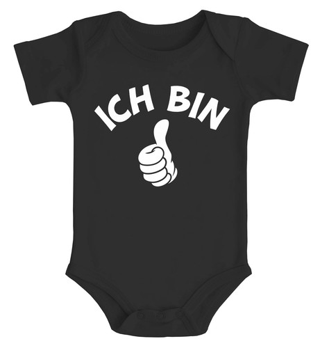 Babybody erster Geburtstag Ich bin 1 Comic-Hand Daumen Geschenk für einjähriges - 第 4/7 張圖片