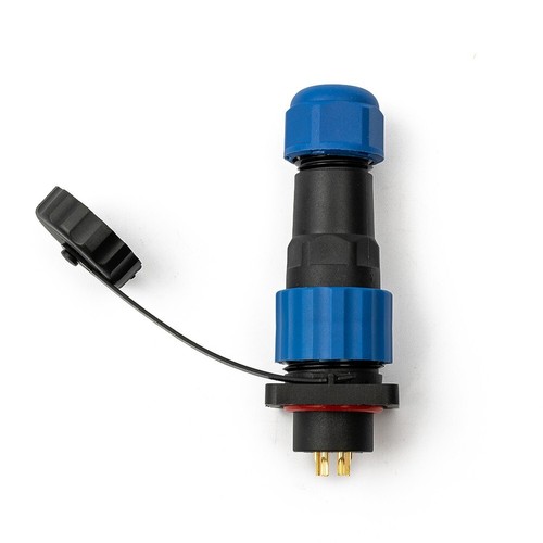 SP16 Square-Panel Mount IP68-Waterproof Plug + Socket Circular Connector 2-9pin - Picture 35 of 54