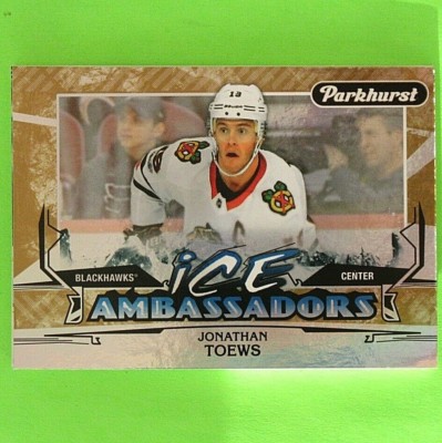 JONATHAN TOEWS  2018-19  ICE AMBASSADORS  #IA6  Chicago BlackHawks