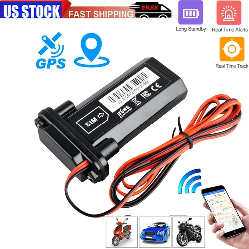 Car GPS Tracker Real-Time Tracking Device GPRS Locator Truck Vehicle Anti Theft