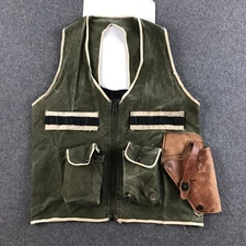 US Military Pilot Survival Vest Mens Medium Holster Conmar 40s or 50s RARE #5768