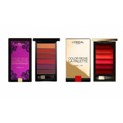 LOREAL PARIS COLOR RICHE LA PALETTE LIPPEN FARBPALETTE 6 LEUCHTENDE FARBEN TOP