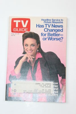 VINTAGE TV GUIDE MAGAZINE AUGUST 23-29, 1986 VALERIE HARPER ~DALLAS ED
