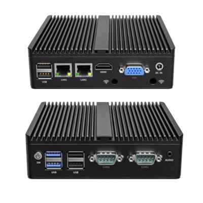 Intel N2840 Desktop Computer Pfsense DDR3L Msata SSD 2Lan 2COM VGA HD Mini PC