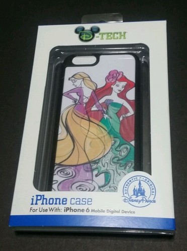 DISNEY PARKS PRINCESS TANGLED RAPUNZEL LITTLE MERMAID ARIEL IPHONE 6 PHONE CASE - Zdjęcie 2 z 5