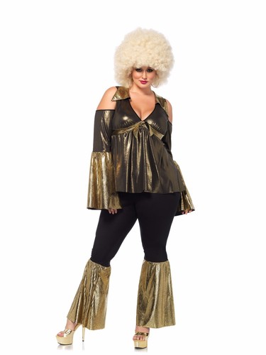 Disco Diva Style Plus Size Pantsuit 