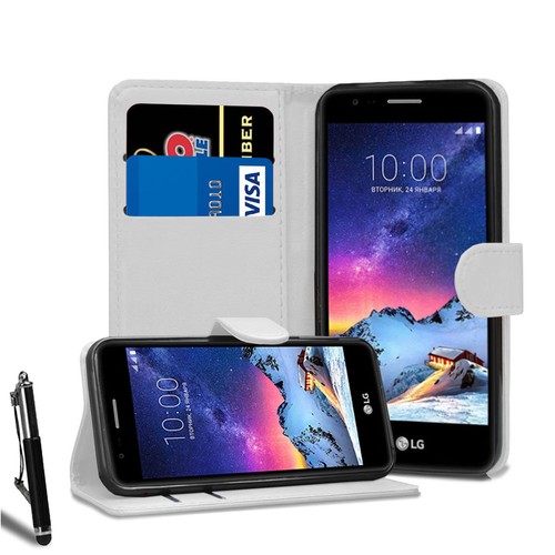 For LG G4 G5 G6 K4 K8 2017 M200N M160 2018 K9 K10 Leather Flip Wallet Case Cover - Picture 12 of 13