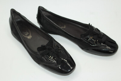 Tod's Damen Schuhe Sz 8 Europa 39.5 Schwarz Wildleder S9258