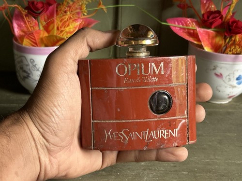 Un vecchio profumo Yves Saint Laurent Opium Eau De Toilette 1977 60 ml, vuoto. Francia - Foto 8 di 13