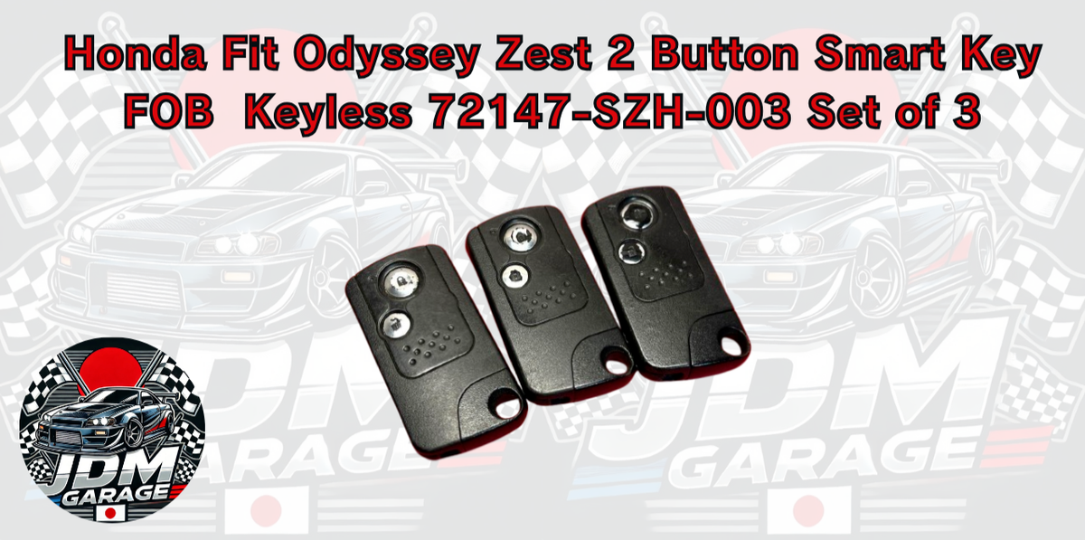 Honda Fit Odyssey Zest 2 Button Smart Key FOB Keyless 72147-SZH