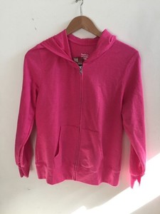 Women's Hoodie-Size M Hanes Soft Sweater Womens Pink Zip Up sweatshirt Top NEW | eBay