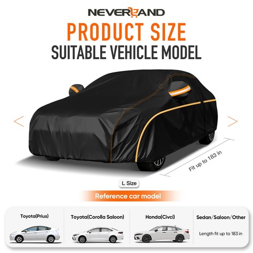 Car Cover Outdoor Waterproof Sun UV Snow Dust Rain Resistant for BMW 325i 328i - Picture 11 of 13