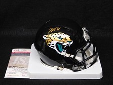 Tank Bigsby Signed Autographed Jacksonville Jaguars Speed Mini Helmet JSA COA