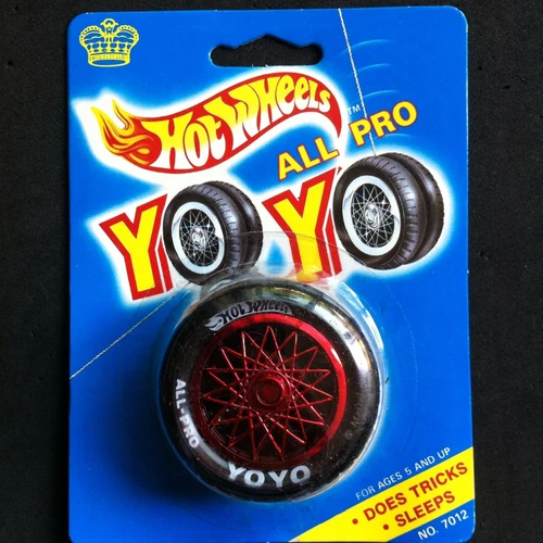 HOT WHEELS 'ALL PRO YO YO' TIRE AND RED SPOKED RIM VINTAGE 1990