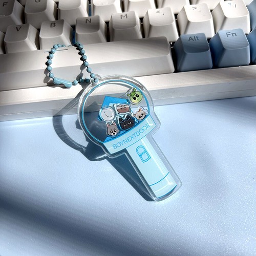 Kpop BOYNEXTDOOR Light Stick Keychain Acrylic Pendant Bag Charm Keyring - Picture 6 of 8