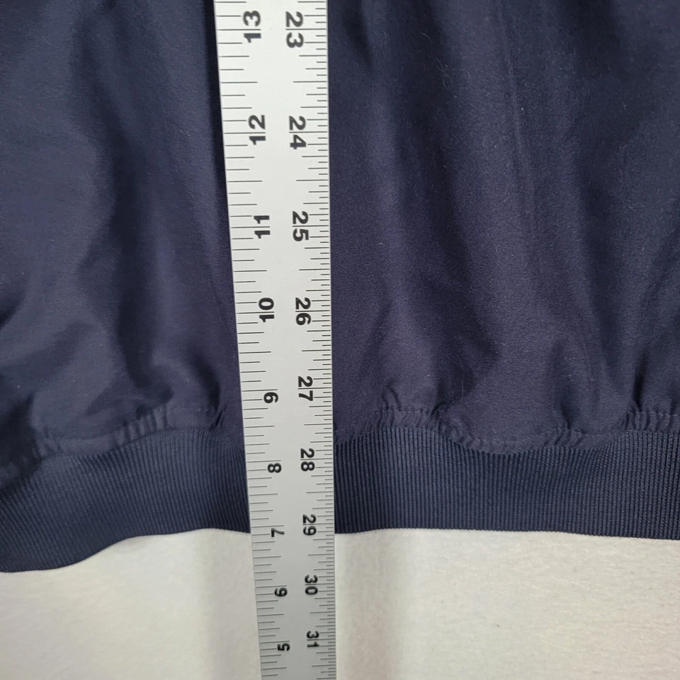 Винтажная мужская ветровка 2002 US Open Ashworth Bethpage черная компактная размер XXL темно-синяя - Изображение 4 из 4