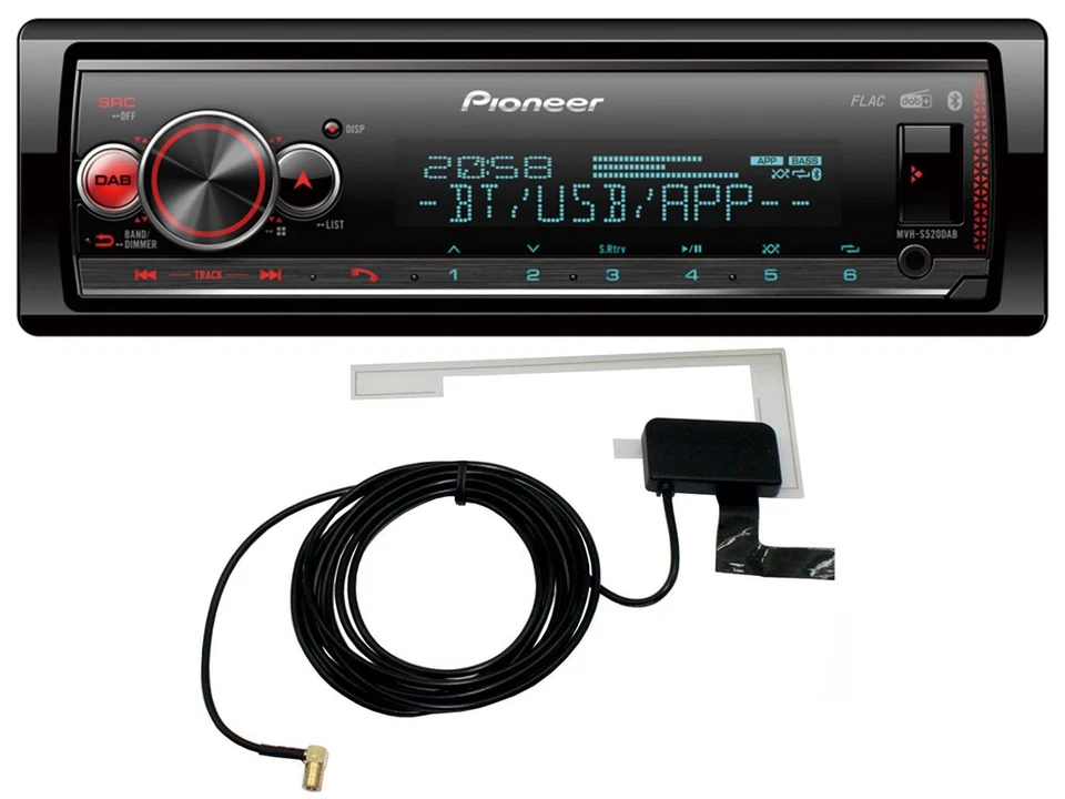Pioneer Bluetooth DAB USB Lenkrad Autoradio für Hyundai Genesis 2010-2013 schwar - Bild 2 von 4