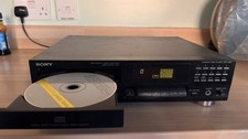 Sony CDP-M201 CD Player Hi-Fi Separate Black – Tested, No Remote
