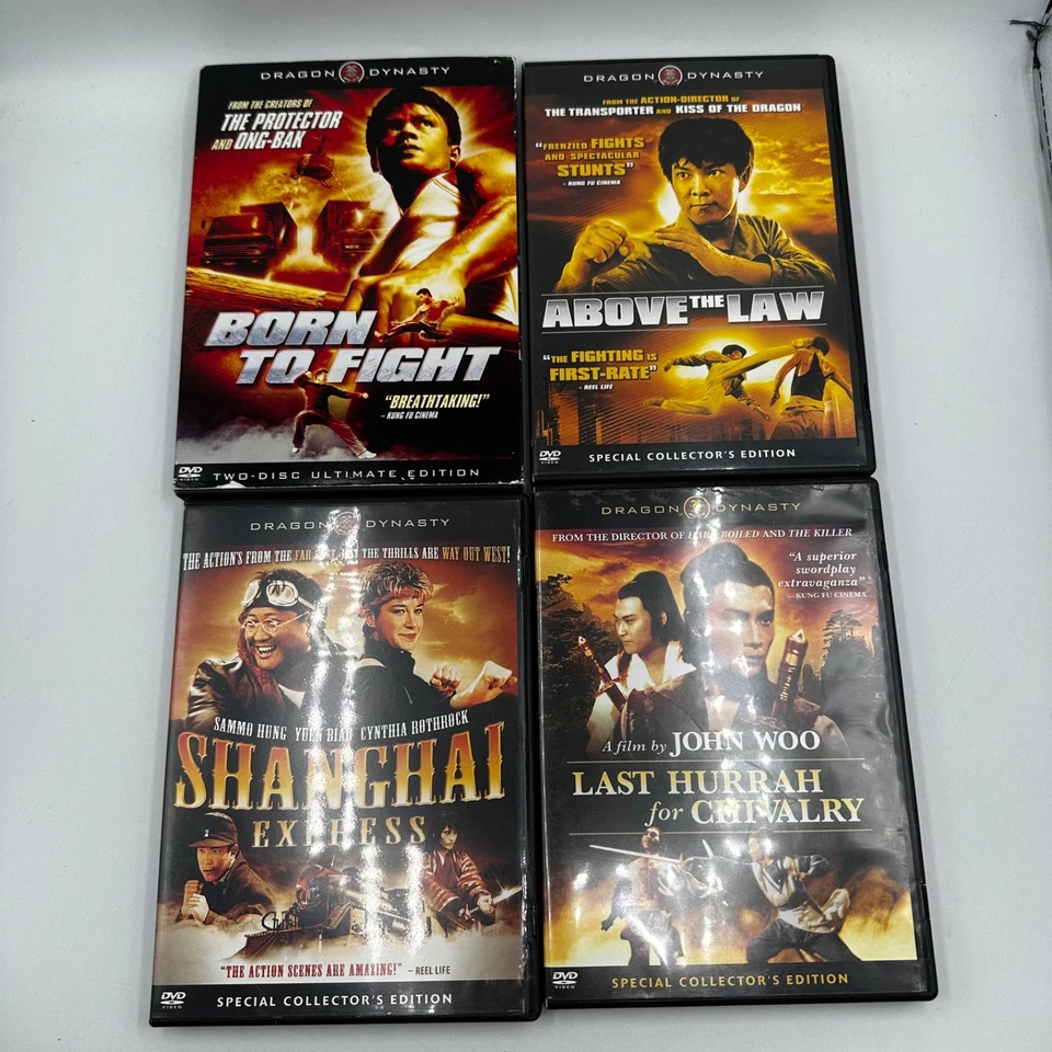 Kung Fu Martial Arts DVD Lot Jet Li Dragon Dynasty Jackie Chan Lot Of 18 - Image 4 of 4