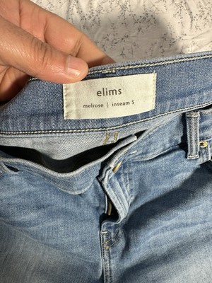   ELIMS Light Blue Jeans Women's 33x24 Short | Perfect Petite Denim Retail 298$