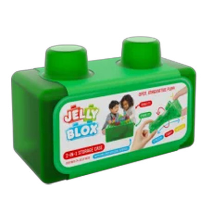 Jelly Blox 24 Stück - Stash & Stack 2 in 1 Aufbewahrungskoffer - Brandneu & Versiegelt