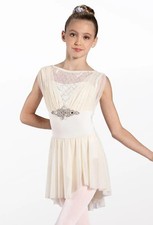 Dance Pre-Owned Costume Medium Adult Ivory Weissman 13350 Ballet Lyrical