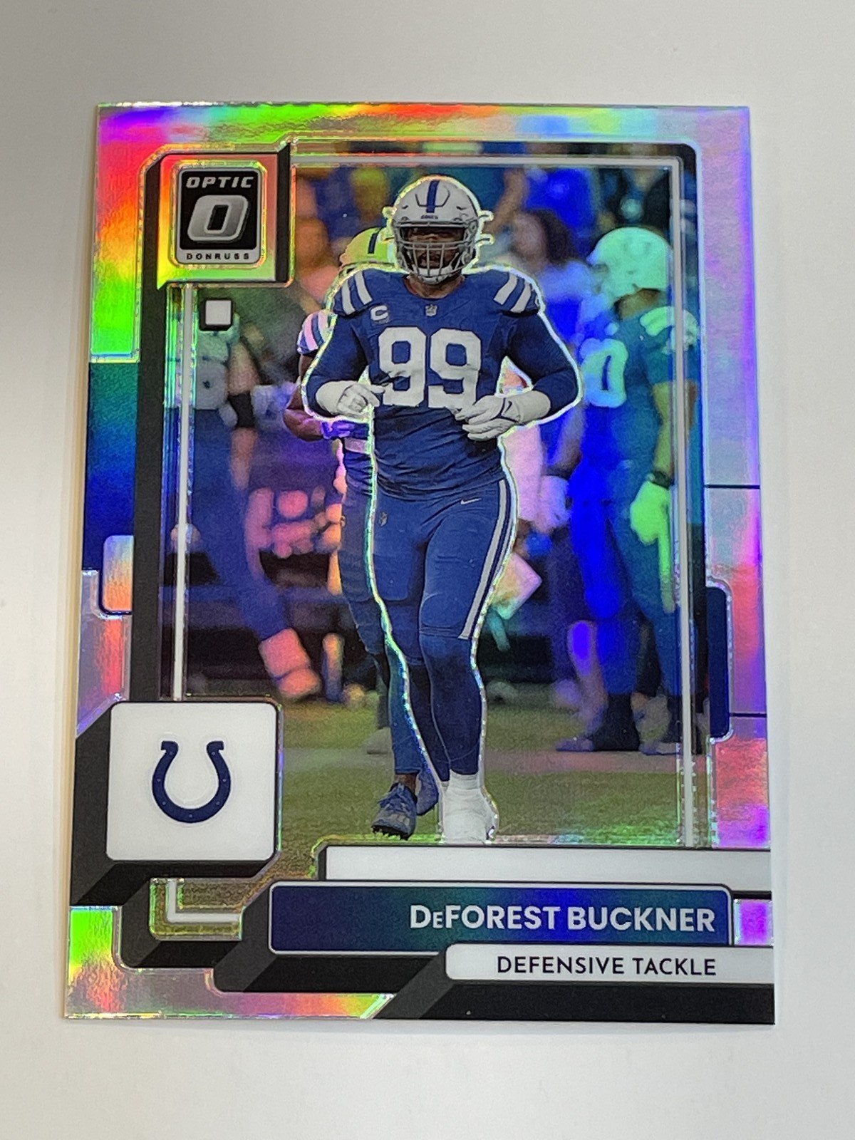 2022 Donruss Optic Football Holo #86 - DeForest Buckner - Indianapolis Colts