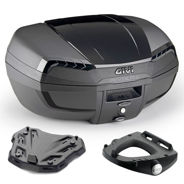 Givi E46NB Bauletto 46LT FüR Suzuki Burgman 400 2024-2026 + Piastra Monolock-image