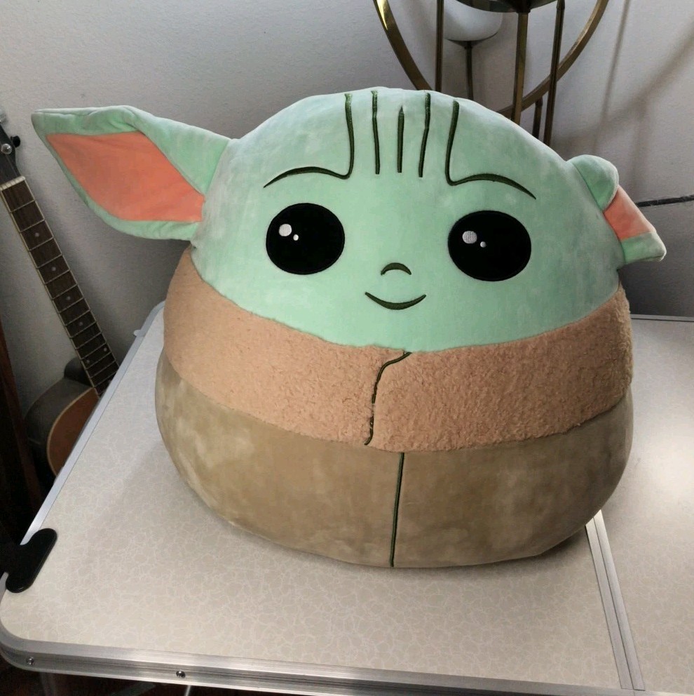 Squishmallows Star Wars XL 20&rdquo; Baby Yoda Grogu &ldquo;The Chil