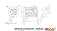 Dr!ve+ Kraftstofffilter DP1110.13.0176 für CHEVROLET OPEL