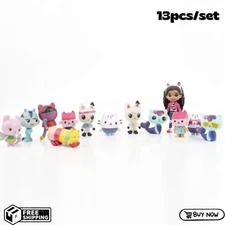 13pcs/set Gabby's Dollhouse Action Figure Cute Doll Collection Model Toys Gift