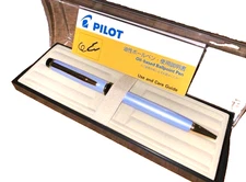 PILOT Ballpoint Pen Grance Pearl Blue Brass 0.7mm BGRC-7SR-PL in Case