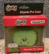 Apple Airpods Pro Case - Dr. Seuss the Grinch w/ Grunch Charm - New in Box