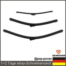 Scheibenwischer Wischerblätter Vorne + Hinten Satz für VW POLO 9N BJ. 2002-2009