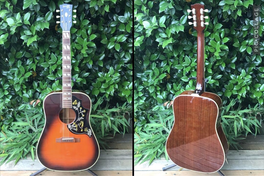 Electric Acoustic Guitar Orville by Gibson HB Hummingbird Model