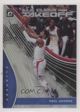 2019 Panini Donruss Optic All Clear for Takeoff Holo Prizm Paul George #11 4o1