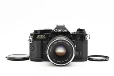[N.Mint] Canon AE1 PROGRAM 35ｍｍ Film Camera Black+ FD 50mm f/1.8 2570245