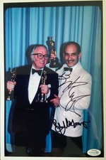 Richard Attenborough & Ben Kingsley rare signed 12x8 photo ACOA COA RACC Dealer