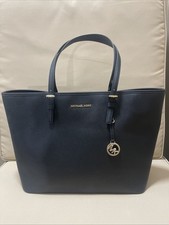 NWT MICHAEL KORS Black Saffiano Leather Large...