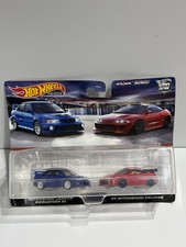 Hot Wheel Premium 2pk Mitsubishi Lancer Evolution VI & 95 Mitsubishi Eclipse