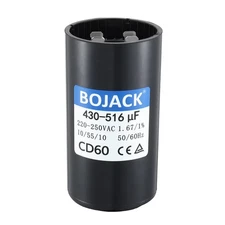 430-516 uF/MFD 220-250 VAC Universal Round Start Capacitor 50/60 Hz Electric ...
