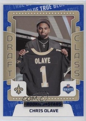 2022 Panini Rookies & Stars Draft Class True Blue 47/49 Chris Olave #DC-7 RC o7m