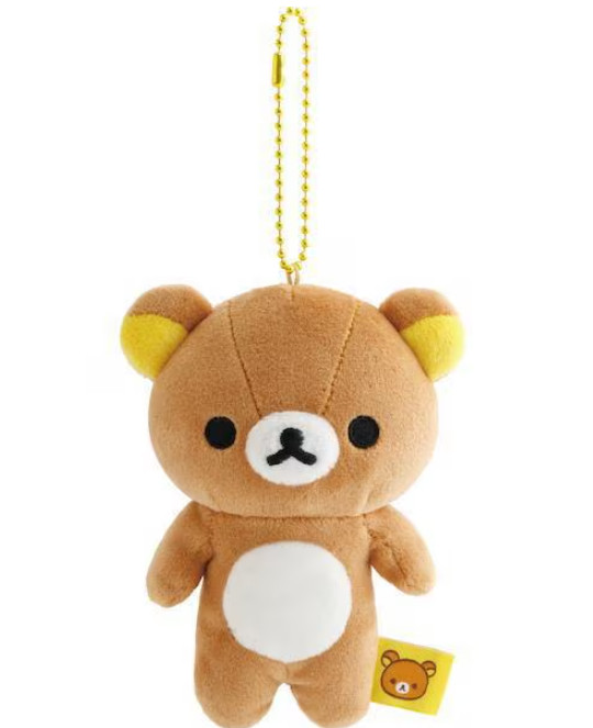 Rilakkuma Mochimochi Hanging Plush Key Chain Rilakkuma