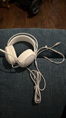 Marvo Lumi 40 HG9959 White Wired Gaming Headset Stereo Boom Mic 3.5mm Jack