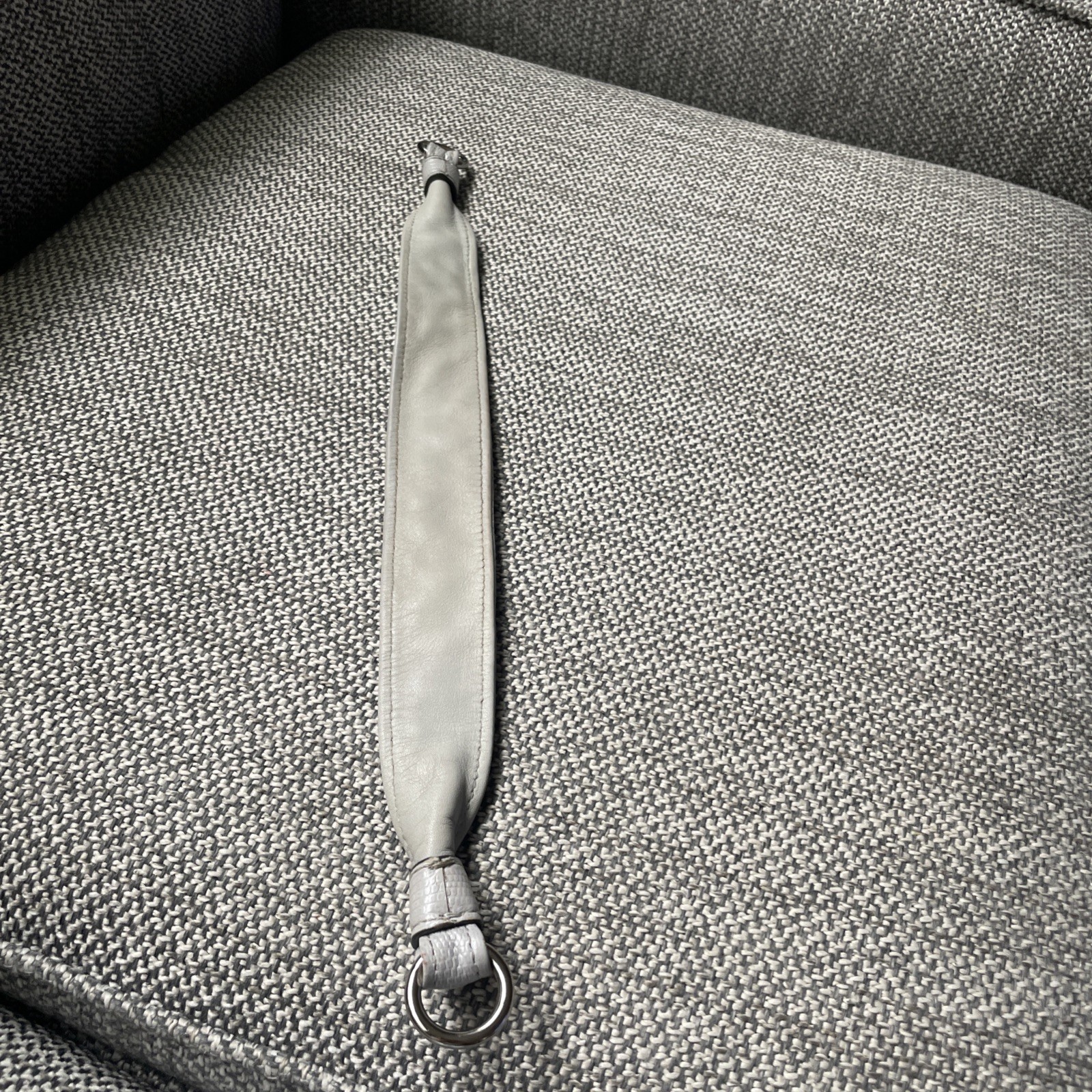 COACH Replacement Gray Embossed Leather Silver To… - image 2