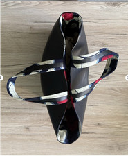 Henkeltasche kunstleder schwarz, innenfutter ...